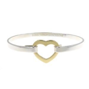 Tiffany & Co Heart Bangle [none Fee Gift Wrapping] [grade A